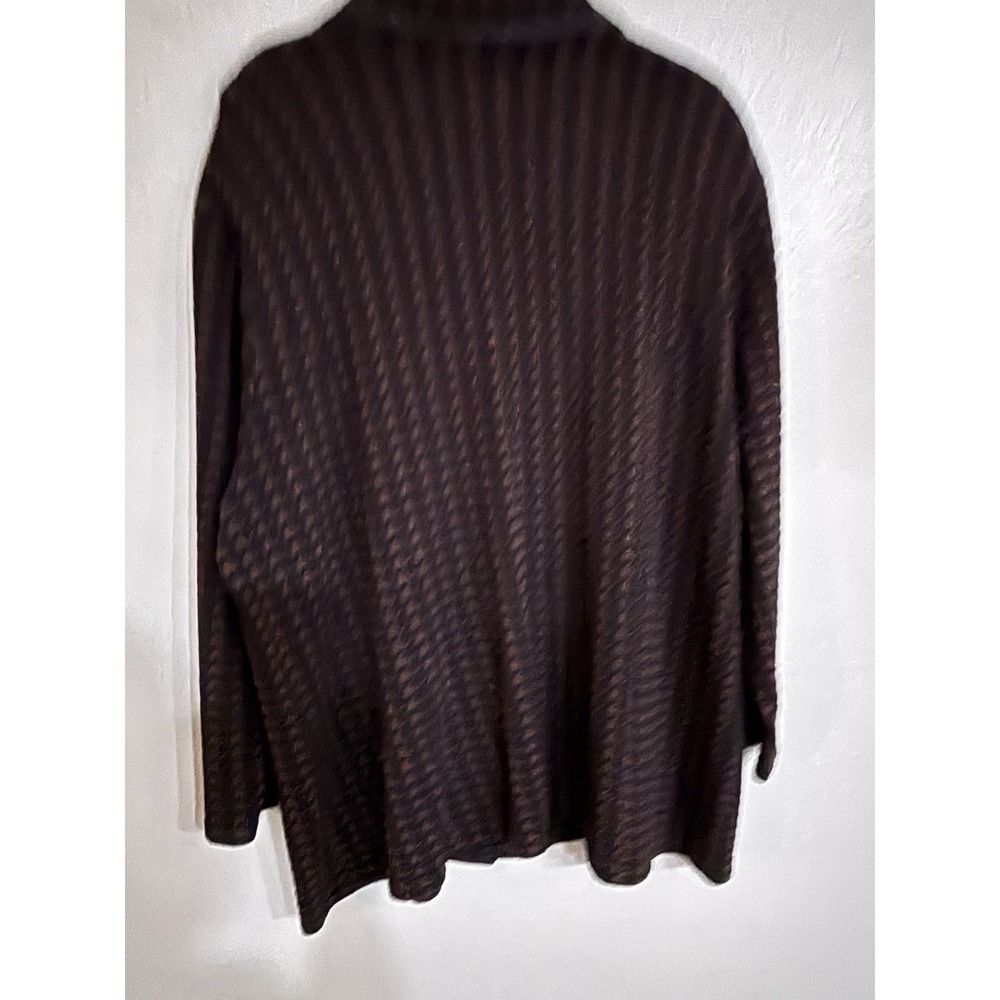 Lane Bryant Womens Coat Jacket Black Brown Houndstooth Pattern SZ 26/28 - Picture 5 of 5